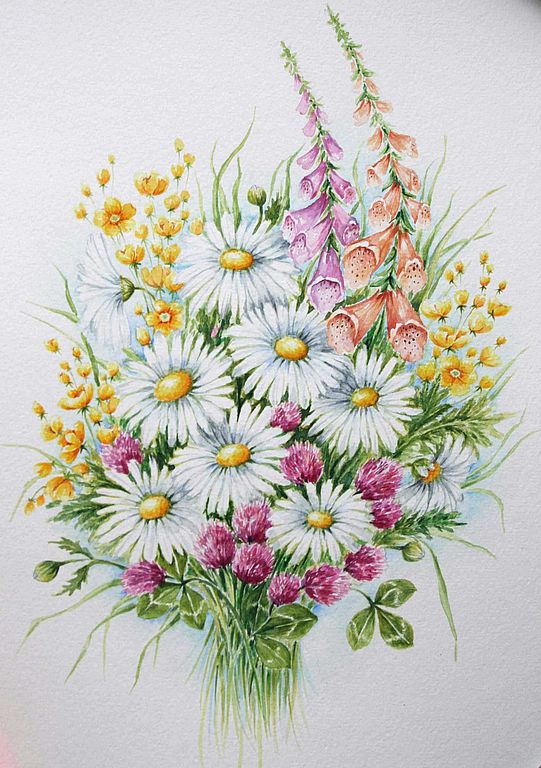 光影间的自然礼赞 俄罗斯水彩花卉画与绿植盆栽的艺术交融